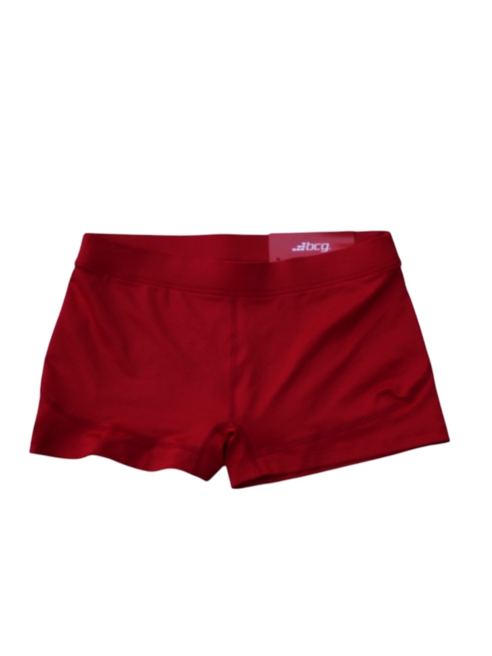 BCG Women Red Volley Shorts Athletic Training Activewear NWT Size Medium